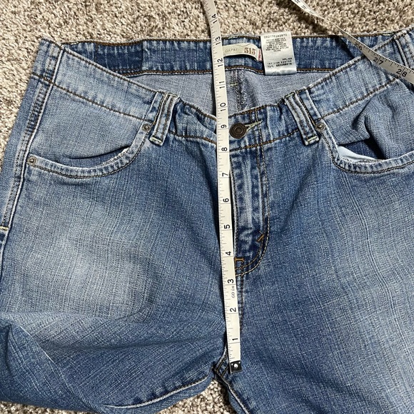 Levi's 515 Capri Cropped Blue Jeans Women’s Size 12 - Picture 12 of 14
